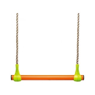 Trapeze métal - vert et orange - pour portique 1,90 a 2,50m - TRIGANO