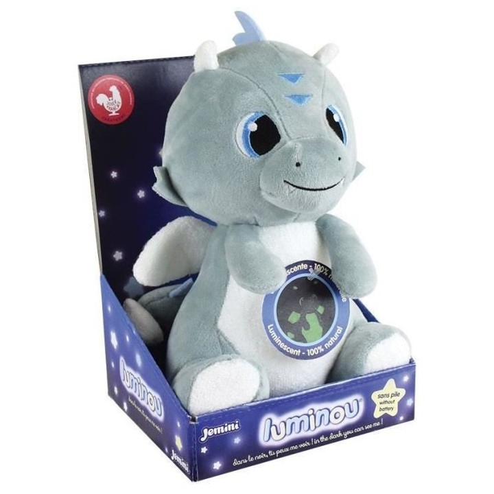 LIMINOU LEON LE DRAGON peluche +/- 21 cm