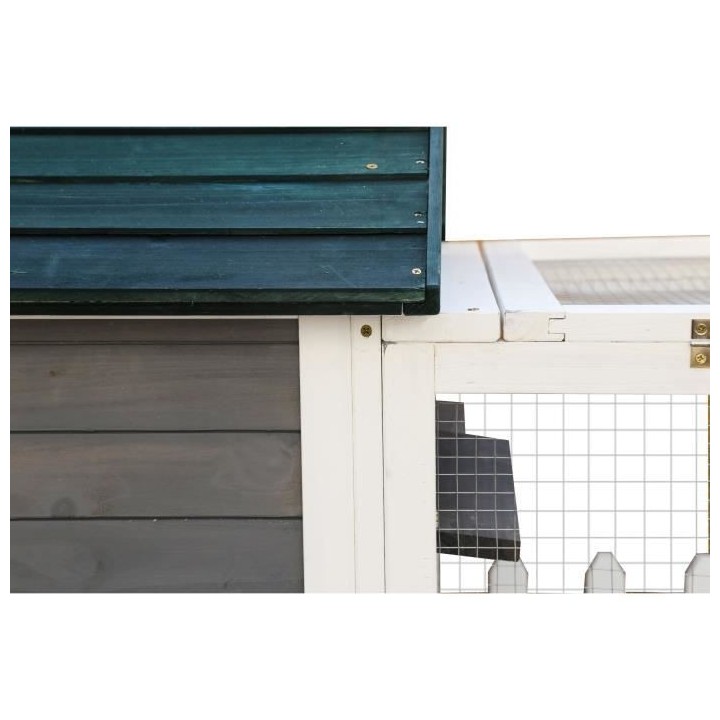 Clapier pour rongeur JOJO - 146 x 74 x 82.5 cm - Bois