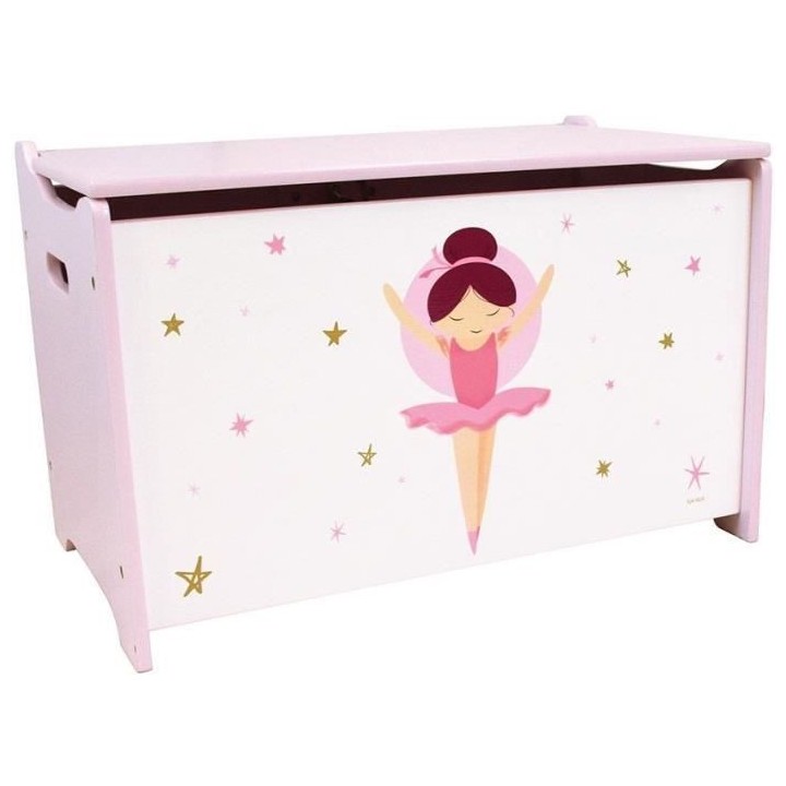 Coffret a jouets en bois - Danseuse Ballerine - FUN HOUSE - H.40 x L.5