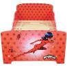 Fun house miraculous ladybug lit avec sommier a lattes 140x70 cm