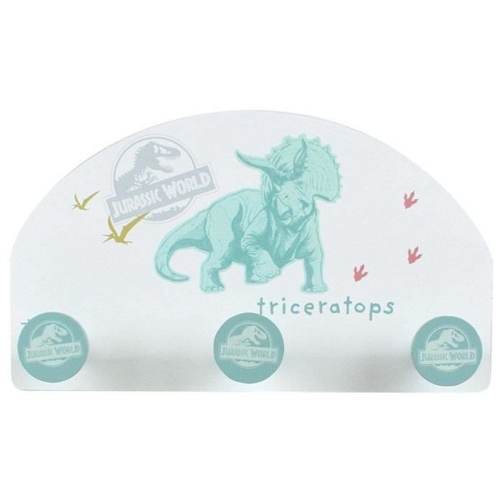Porte-manteau Dinosaures - Jurassic Word - FUN HOUSE - H.37 X L.21,5 X