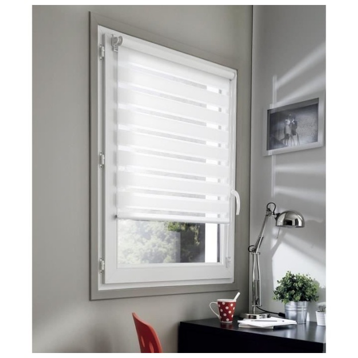 MADECOSTOREStore Enrouleur Jour Nuit Sans Perçage Chaînette Coordonn