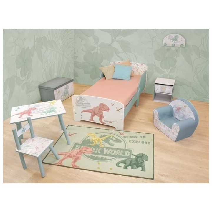 Table avec chaise Dinosaures - Jurassic World - FUN HOUSE - H.41,5 X L