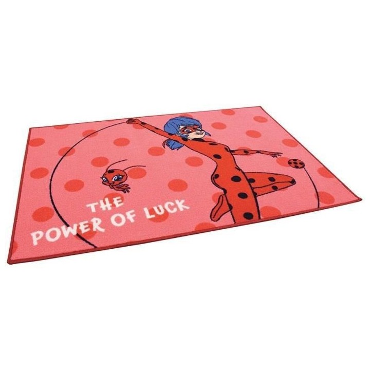 Tapis Ladibug Fun house Miraculous - 120 x 80 cm