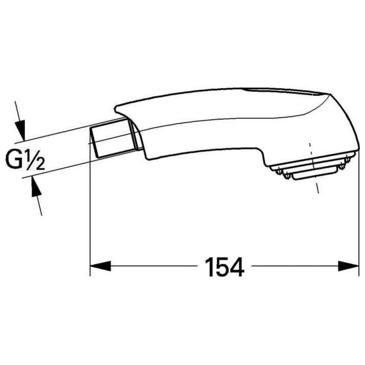 Douchette extractible chromée - GROHE - 46312IE0