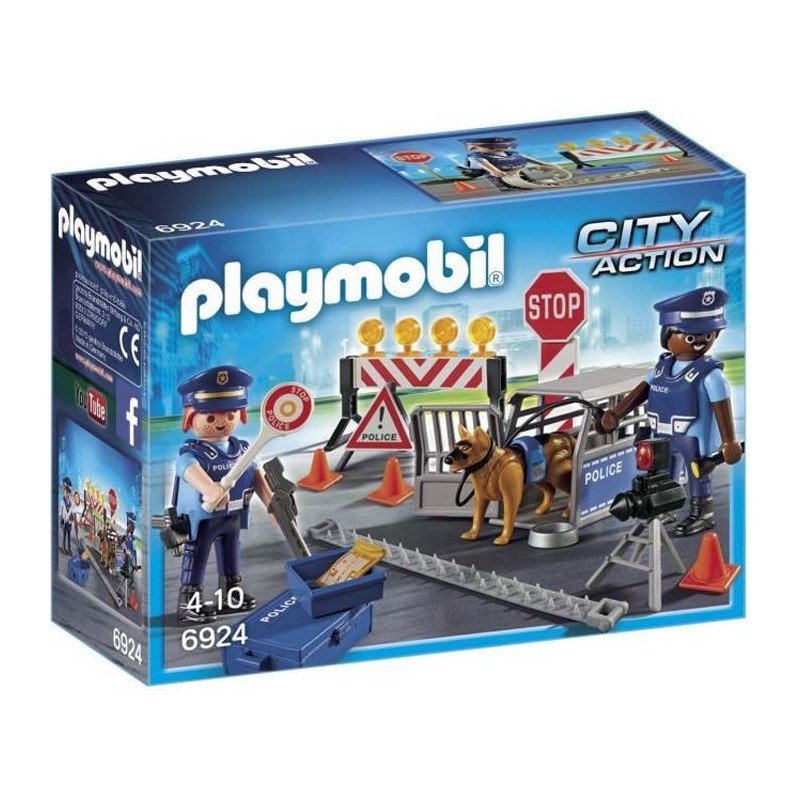 PLAYMOBIL - 6924 - City Action - Barrage de Police