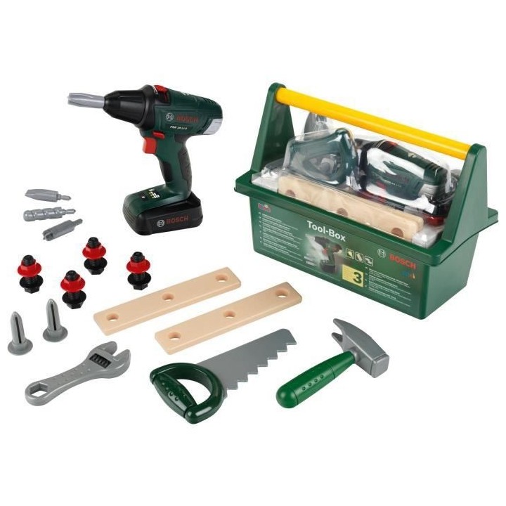 Caisse a outils Bosch avec visseuse électronique et accessoires - KLE