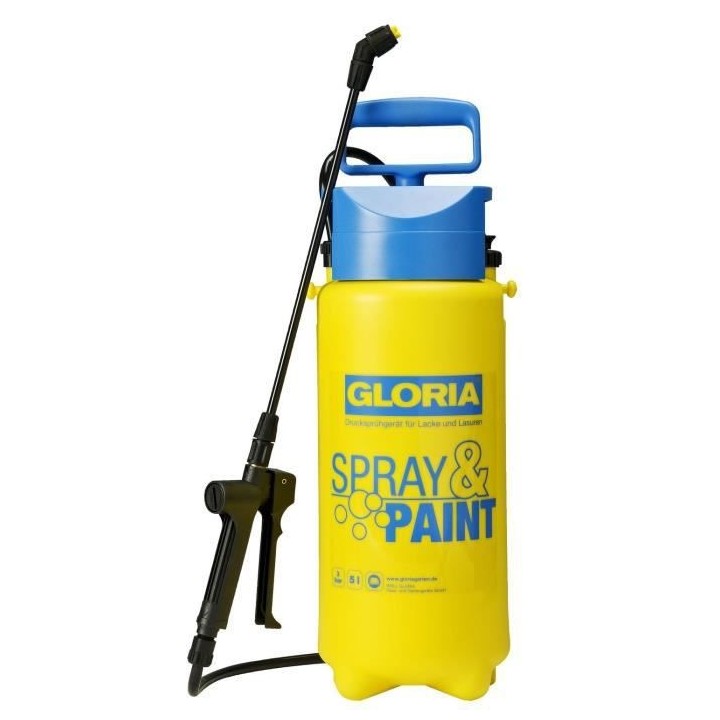 GLORIA Pulvérisateur a main Gloria - Modele Spray&Paint 5 L - 3 bars