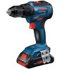 Perceuse-visseuse 18V GSR 18V-55 Professional + 2 batteries Procore 4Ah + chargeur + coffret L-BOXX - BOSCH - 06019H5204