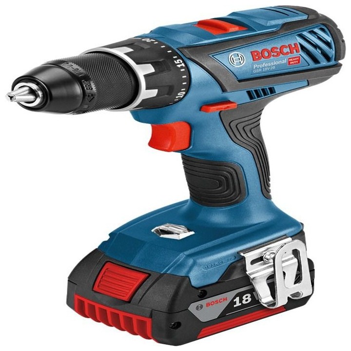 Perceuse-visseuse 18V GSR18V-28 + 2 batteries 4Ah + chargeur en coffre