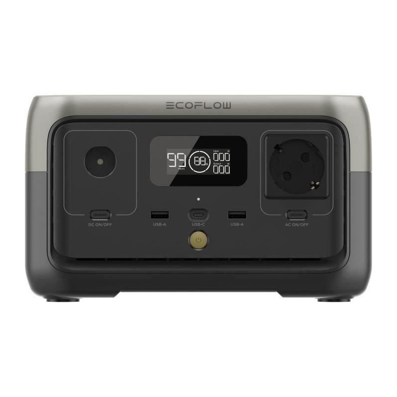 générateur electrique portable RIVER 2, 256Wh, 1 sortie CA - 300 W au total (surtension 600 W)