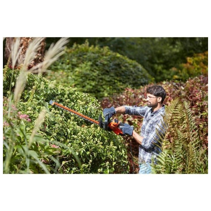 BLACK+DECKER Taille-Haie 60 cm 600 W - BEHTS501-QS - Embout Lame De Sc