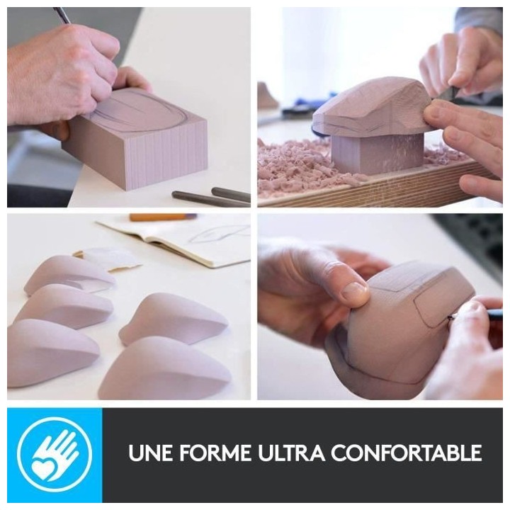 Logitech - MX Master 2S Souris sans Fil, Multi-Dispositifs, Bluetooth