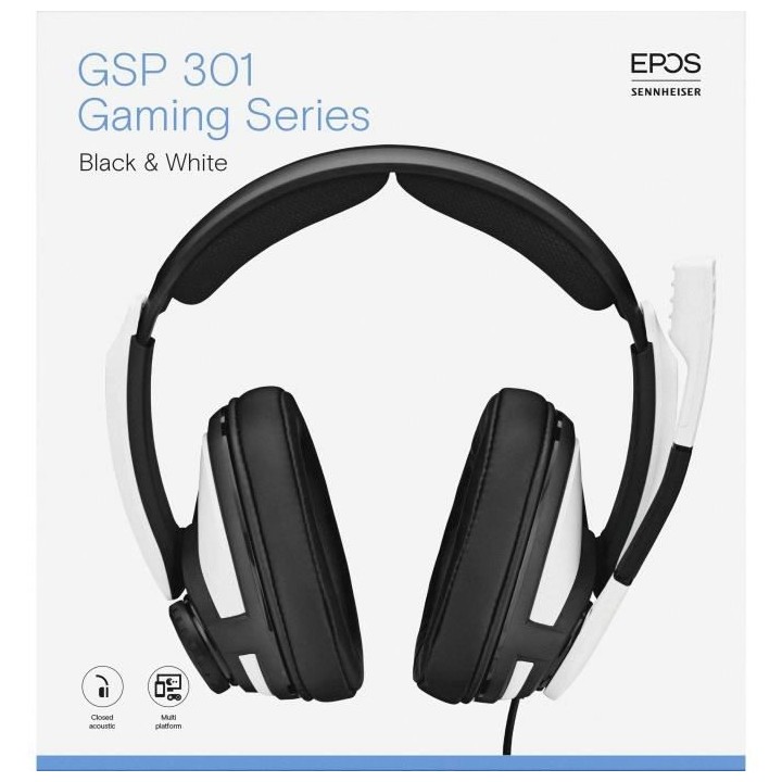 Micro-casque - EPOS - GSP 301 - Blanc
