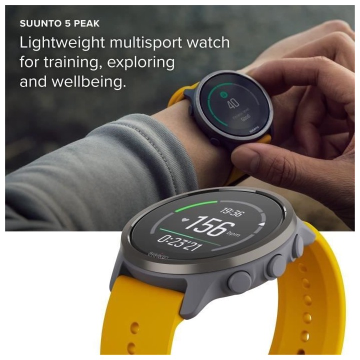 Montre connectée SUUNTO 5 Peak Ochre