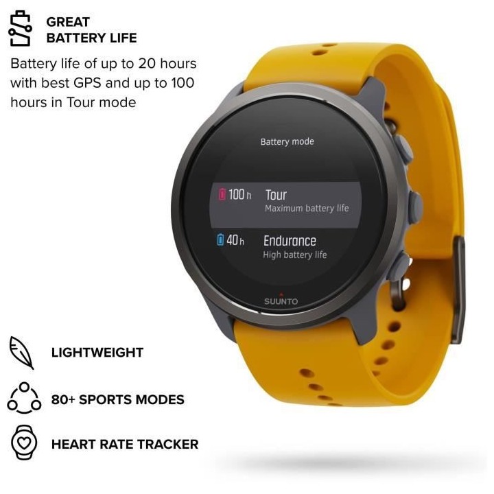 Montre connectée SUUNTO 5 Peak Ochre