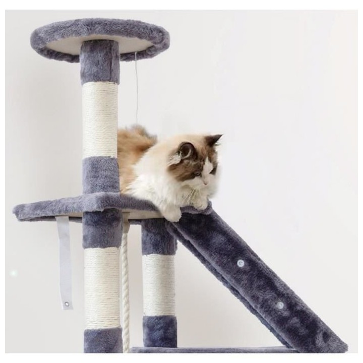 Arbre a chat MARIE - 40x55x120cm - Gris