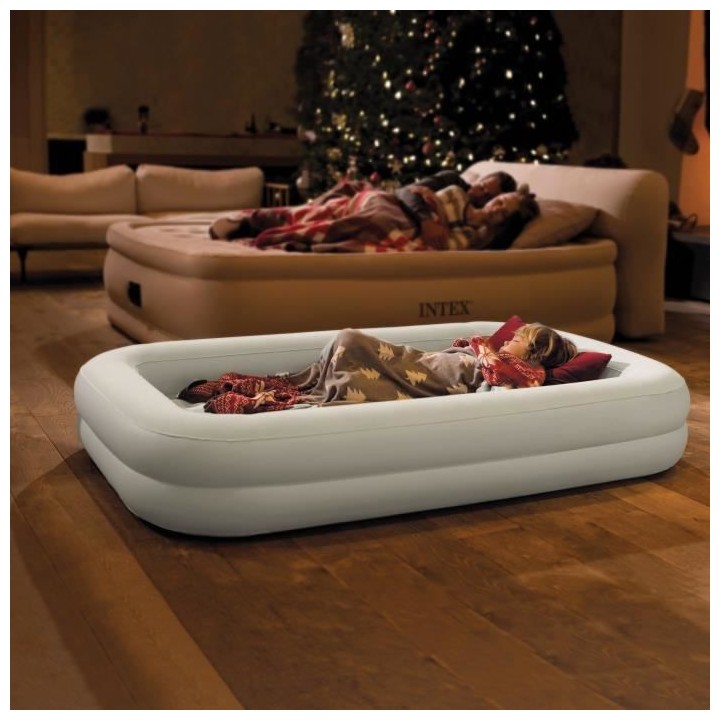 INTEX Lit de Voyage Floqué - 1 place - Enfant