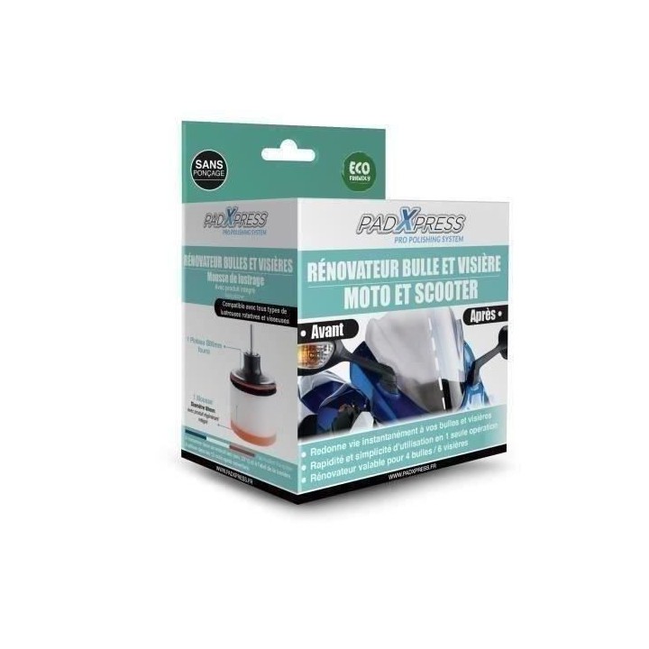 Régénérant Spécial Bulles & Visieres Moto - PADXPRESS - Ø80 - Liv