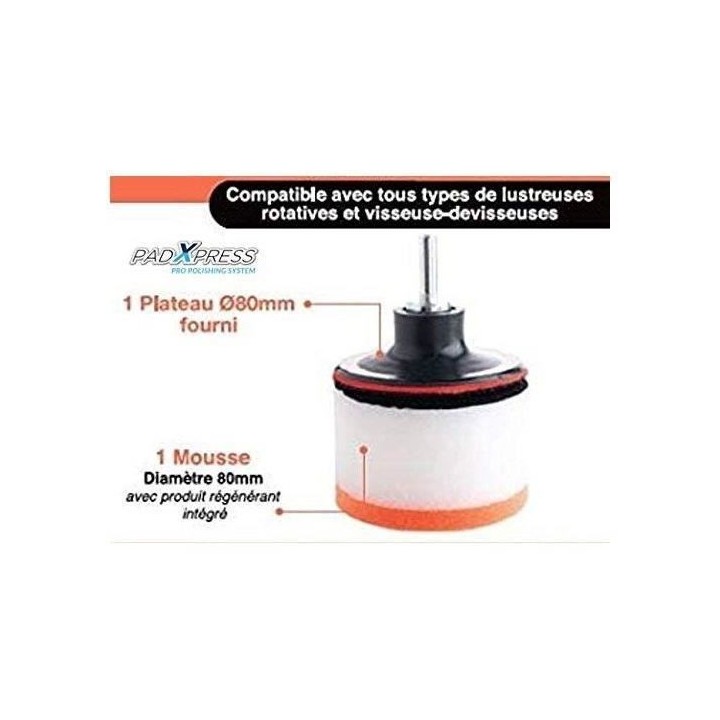 Régénérant Spécial Bulles & Visieres Moto - PADXPRESS - Ø80 - Liv