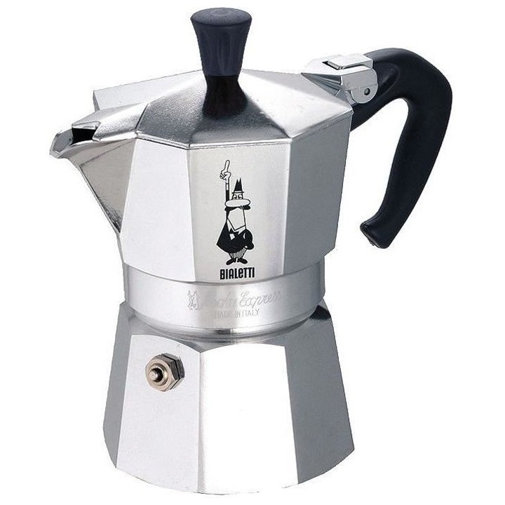 Cafetiere Italienne BIALETTI - Moka Express - Aluminium - 3 Tasses