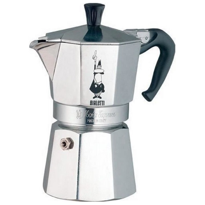 Cafetiere Italienne BIALETTI - Moka Express - Aluminium - 4 Tasses