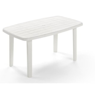 Table de jardin rectangulaire Sorrento - 6 places - 140 x 80 x 72 cm -