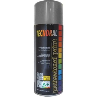 TECNORAL - Bombe de peinture aérosol - Gris Argent