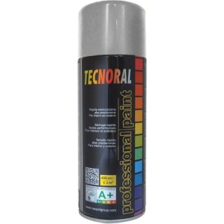TECNORAL - Bombe de peinture aérosol - Aluminium Clair