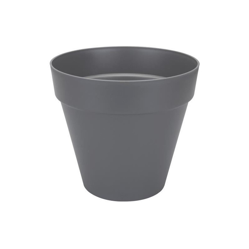 ELHO Pot de fleurs rond avec roues Loft Urban - Ø 40 cm - Gris anthracite