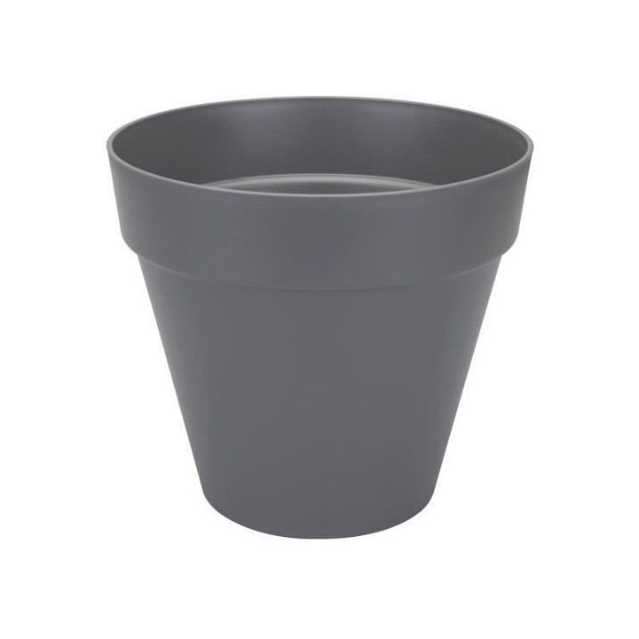 ELHO Pot de fleurs rond avec roues Loft Urban - Ø 40 cm - Gris anthra