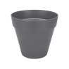 ELHO Pot de fleurs rond avec roues Loft Urban - Ø 40 cm - Gris anthracite