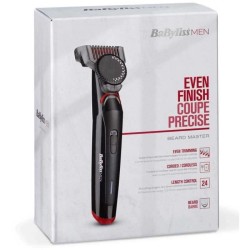 Tondeuse a barbe - BABYLISS T861E - Avec ou sans fil - Lames 34 mm en acier inoxydable - Molette de réglage 1 guide de coupe