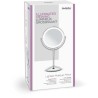 Miroir - BABYLISS 9436E - Rotatif 2 faces - 19 cm de diametre - Eclairage ambiant doux