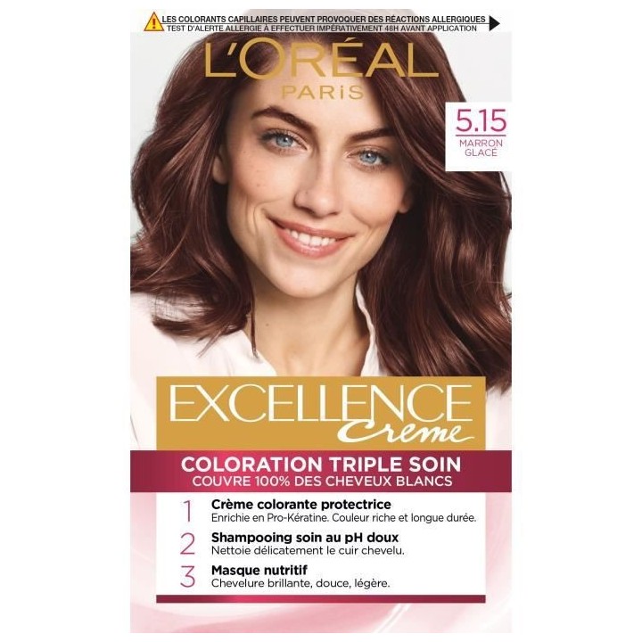Coloration permanente Excellence L'OREAL PARIS - Creme Marron Glacé 5