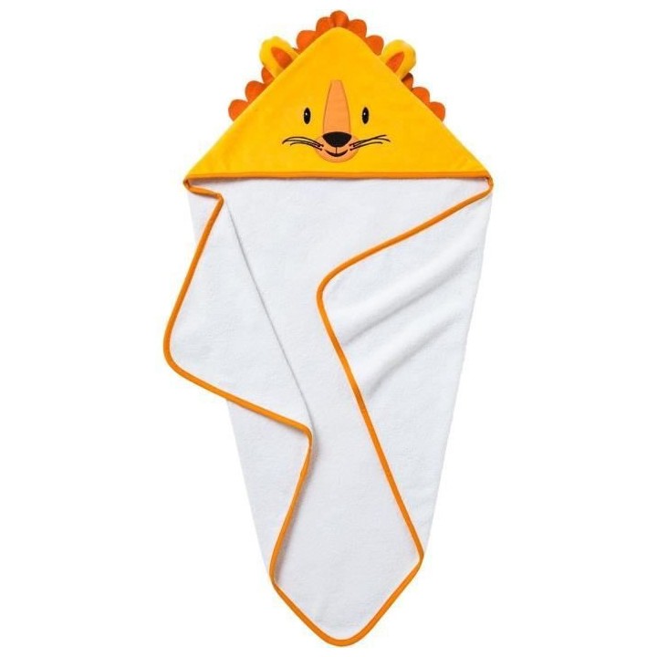 Cape de bain BABYCALIN LION - Des la naissance - Velours/Coton - 75 x