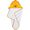 Cape de bain BABYCALIN LION - Des la naissance - Velours/Coton - 75 x 75 cm - Jaune