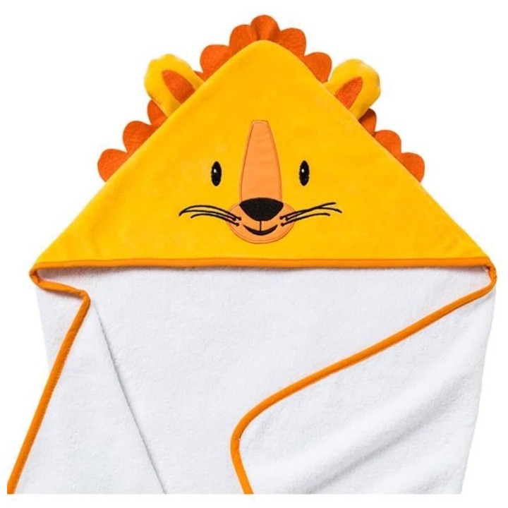 Cape de bain BABYCALIN LION - Des la naissance - Velours/Coton - 75 x