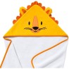 Cape de bain BABYCALIN LION - Des la naissance - Velours/Coton - 75 x 75 cm - Jaune