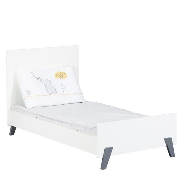 Babyprice - JOY GRIS - Lit Evolutif Little Big Bed 140x70