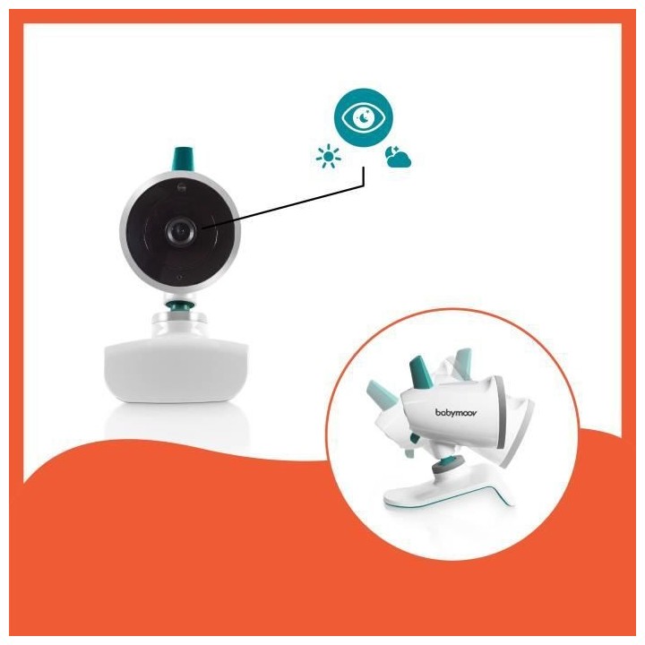 Babymoov Caméra Additionnelle orientable pour Babyphone Vidéo Yoo-Fe