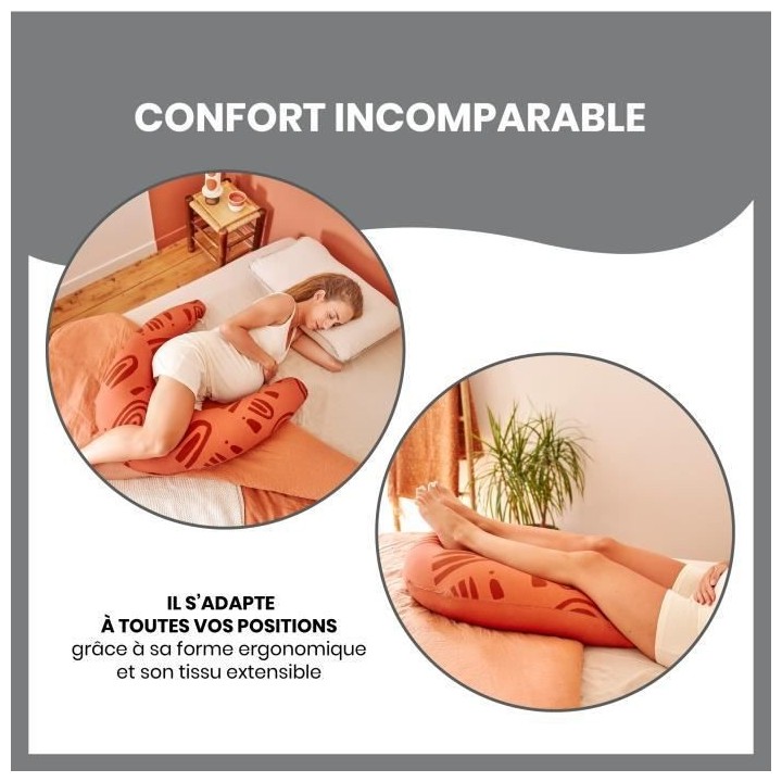 Babymoov B.LOVE Coussin de Maternité & Allaitement avec Remplissage M