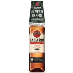 Bacardi Spiced - Rhum ambré...