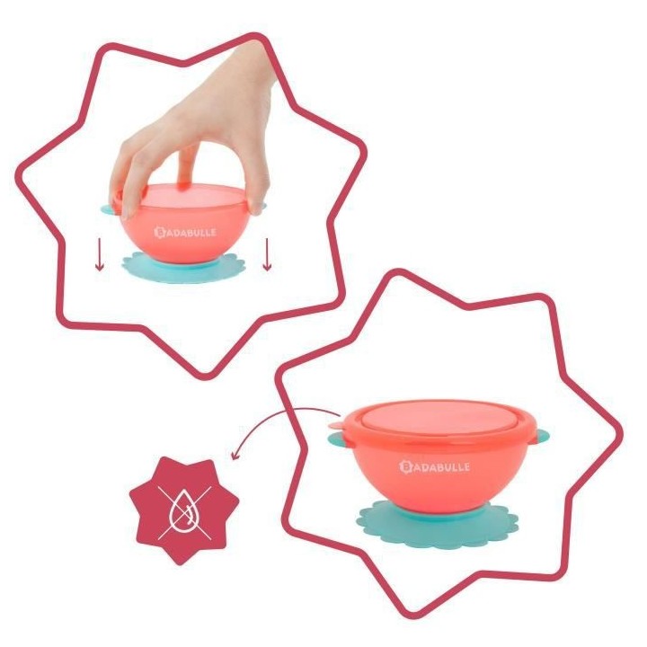 BADABULLE Funcolors Bowls x3