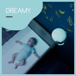 Babymoov Dreamy Veilleuse Evolutive pour Enfant - Projection & Berceuses - Aide au Sommeil