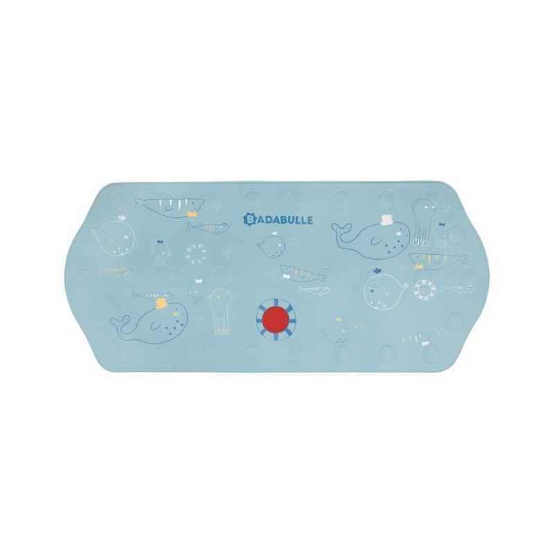 Badabulle Tapis de bain XXL antidérapant avec témoin de température, 91 cm de long