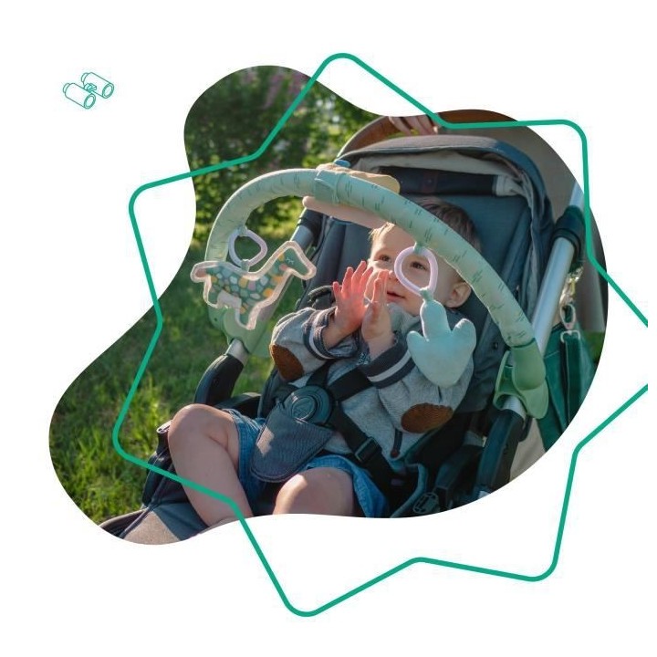 Badabulle Arche d'activités Universelle, 3 jouets sensoriels