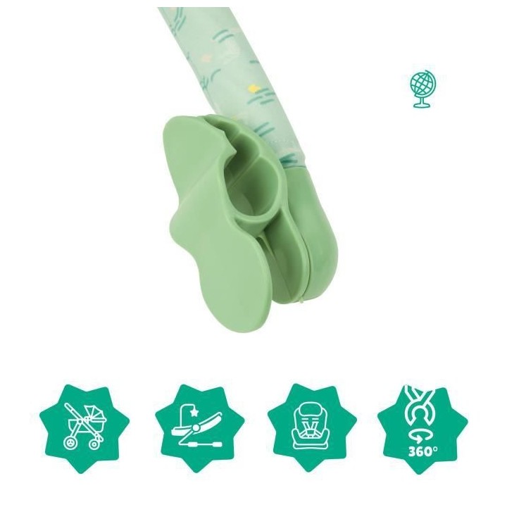 Badabulle Arche d'activités Universelle, 3 jouets sensoriels