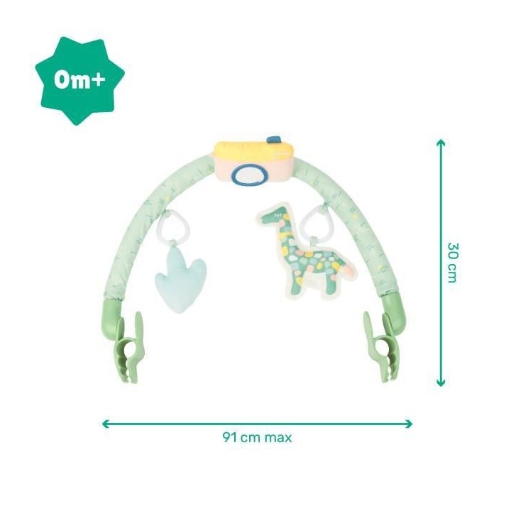Badabulle Arche d'activités Universelle, 3 jouets sensoriels